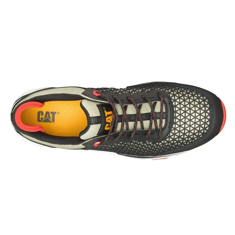 CAT FOOTWEAR MENS STREAMLINE 2.0 COMPOSITE TOE, MOSS GREY/BLACK, 7.5